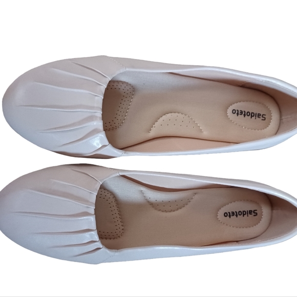 Saidoteto ballet flats Size 12 champagne Pink - Picture 3 of 11